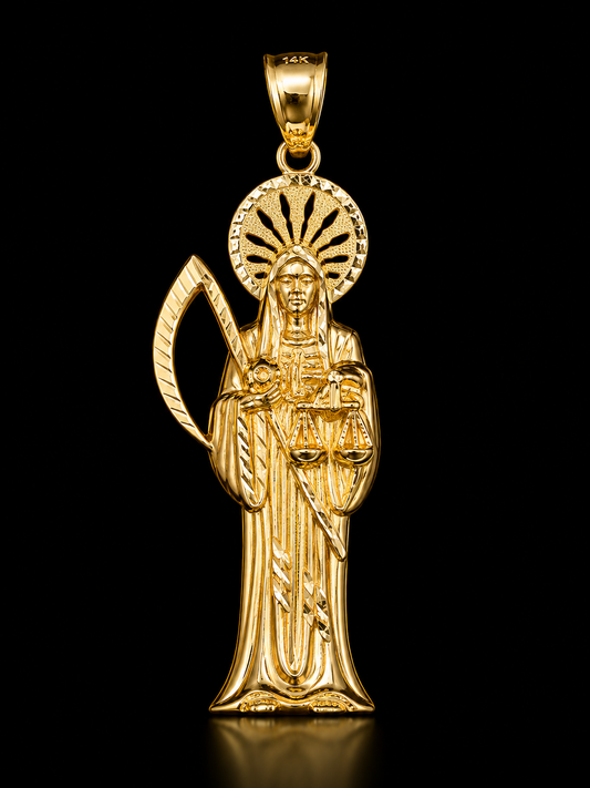 14K GOLD "SANTA MARTA DOMINADORA" PENDANT