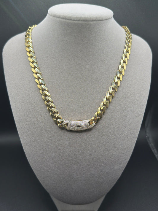 18" 14K CUBAN CHAIN | 8.6mm