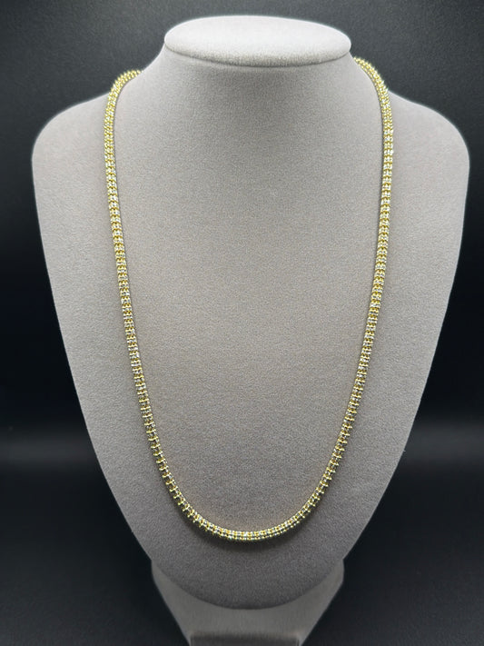 22" 14K ICE CHAIN | 3.4mm
