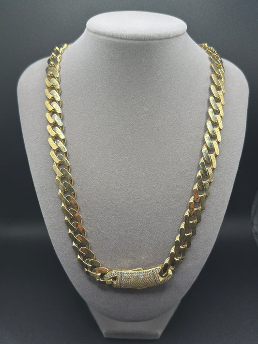 23" 14K CUBAN CHAIN | 12.18mm