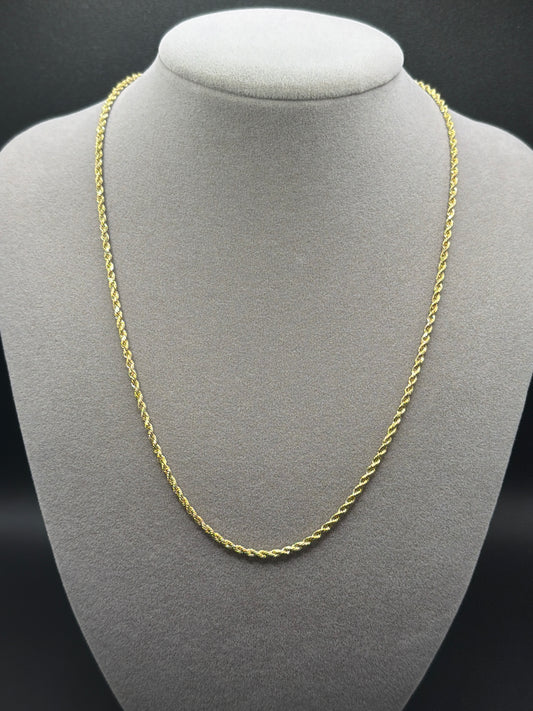 18" 14K ROPE CHAIN | 1.41mm
