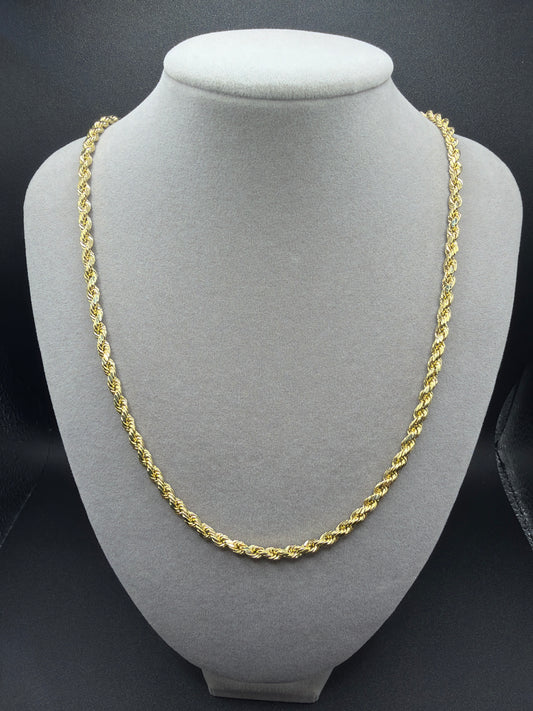 22" 14K ROPE CHAIN | 2.47mm