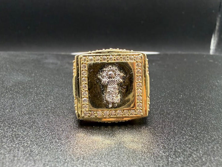 14K DIAMOND SAN JUDAS RING