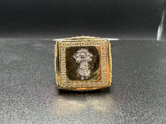14K DIAMOND SAN JUDAS RING