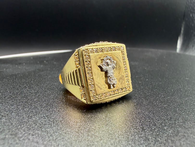 14K DIAMOND SAN JUDAS RING