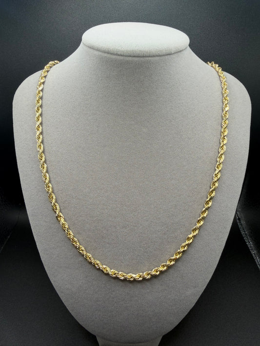 22" 14K ROPE CHAIN | 4.15mm
